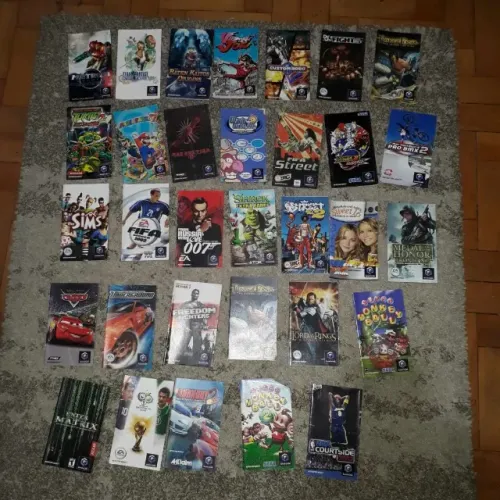 Manuais Game Cube Usa Originais Lote Coleção leia lista