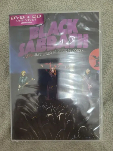 DVD e CD Black Sabbath Live Gathered in Their Masses (lacrado)