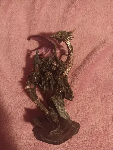 Escultura de Dragão - Decoração de Mesa