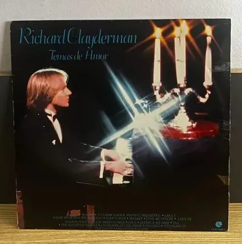 Lp Vinil: Richard Clayderman Temas De Amor - Impecável