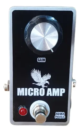 Pedal Nhm Micro Amp Booster Handmade Ñ/é Mxr Boss Joyo Nux