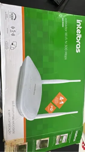 Roteador Wi-Fi Intelbras IWR 3000N - N300 Mbps