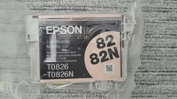 Cartucho para impressora epson 82 82n t0826n  magenta claro t50 r290 