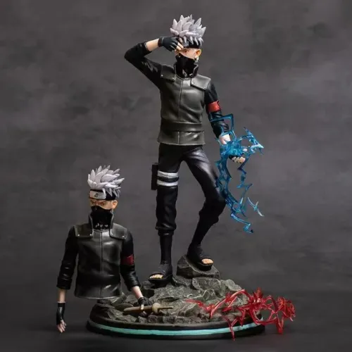 Estátua Decoração Kakashi Hatake Figure Presente Anime - Naruto Shippuden
