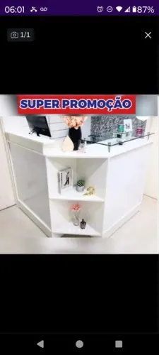 Balcão L recepção- Novo