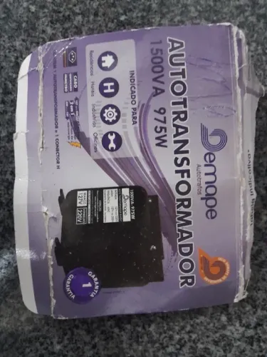 Autotransformador 1500 va , na caixa novo