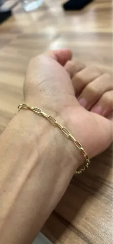 Pulseira MACIÇA de ouro 18k - 9g