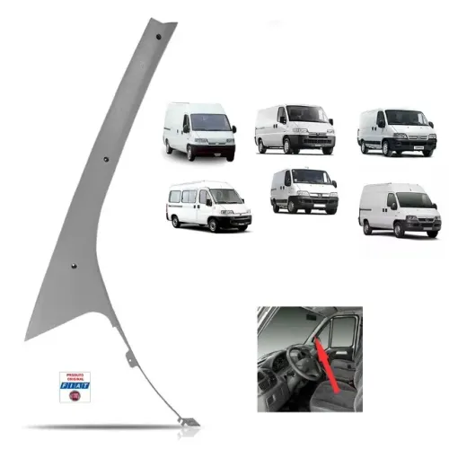 acabamento interno coluna do parabrisa lado direito original fiat ducato citroen jumper pe