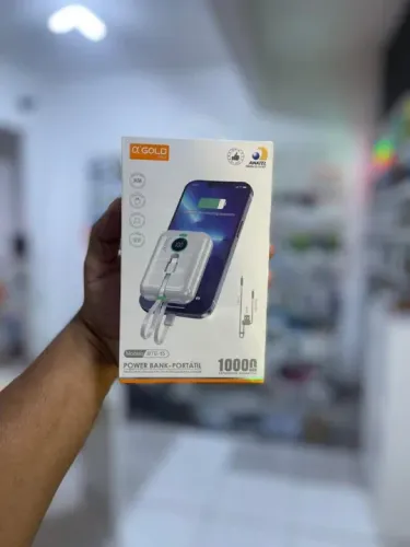 Carregador portátil Power Bank Portátil 1000 mAh - entrega em São Luís