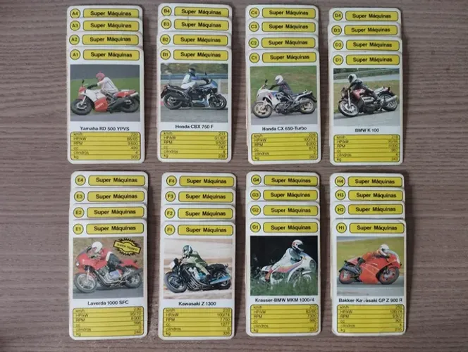 Jogo de cartas Super trunfo