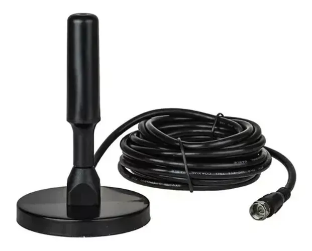 Antena Digital HDTV 4,3 Metros 3.5 DBI Resistente a Exposição Solar e a Chuva