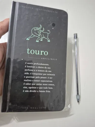 Caderneta / mini agenda signos imaginarium touro