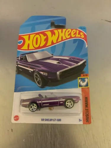 Miniatura Hotwheels Super T-Hunt ?69 Shelby GT-500