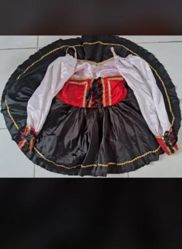 Vestido Fantasia Vampiro/Pirata