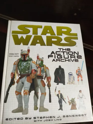 Livro star Wars acervo figuras