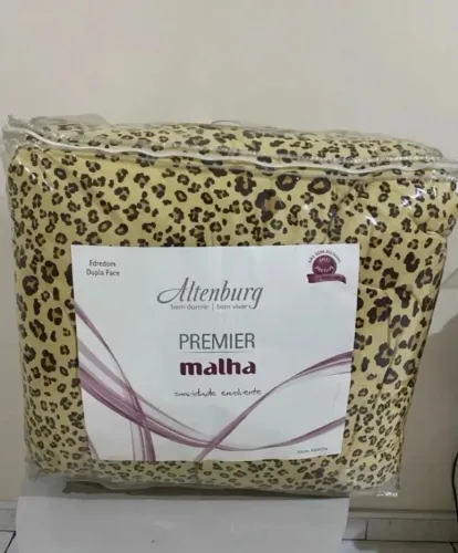 Edredom Queen Altenburg Premier Malha Dupla Face