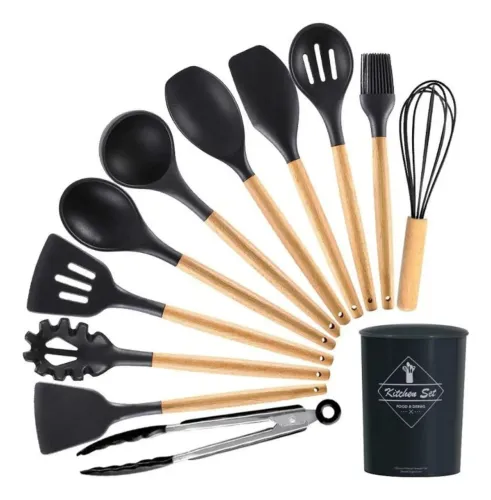 Kit UTENSÍLIOS em silicone 12 peças