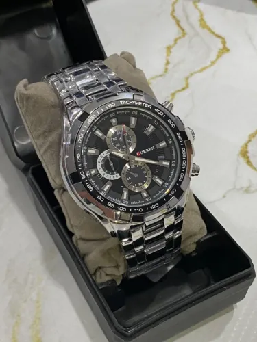 Relógio Masculino Curren Silver