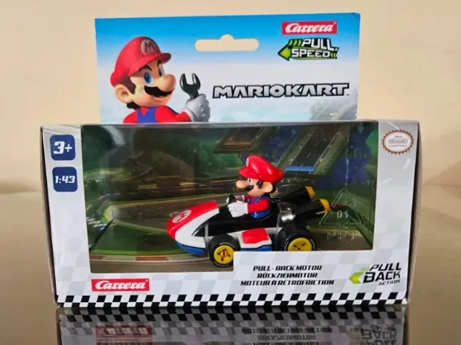 Mario Kart - Carrinho Mario Fricção - Escala 1:43 - Carrera