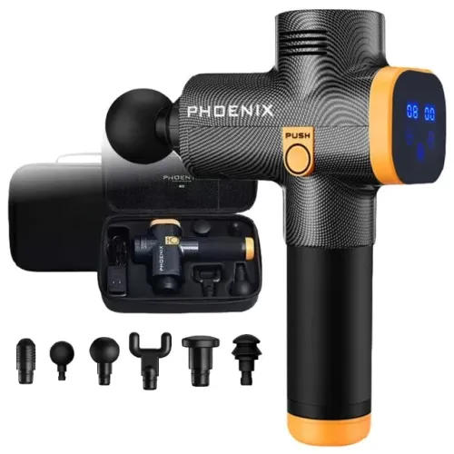 Aparelho de Massagem Profissional Phoenix A2 - Maleta - 6 cabeças - 12mm