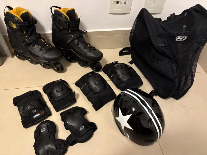 Patins Traxart (Revolt turbo) + acessórios