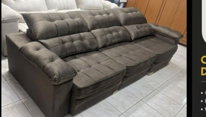 Sofá retratil reclinável Zeus supremo 2,90 cm