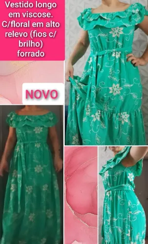 Vestido longo G(42/44) NOVO 