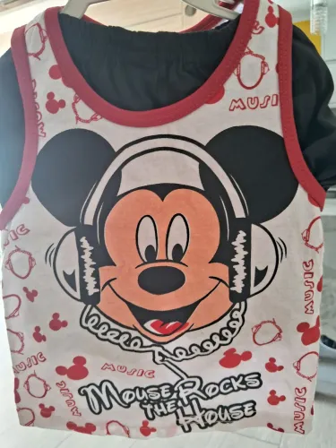 Conjunto short e camiseta infantil