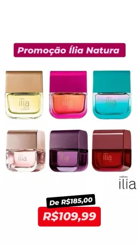 Promoção Ília Natura - Perfumes Femininos promoção