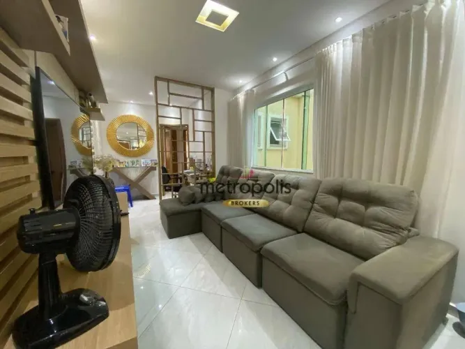 Cobertura à venda, 120 m² por R$ 660.000,00 - Vila Camilópolis - Santo André/SP