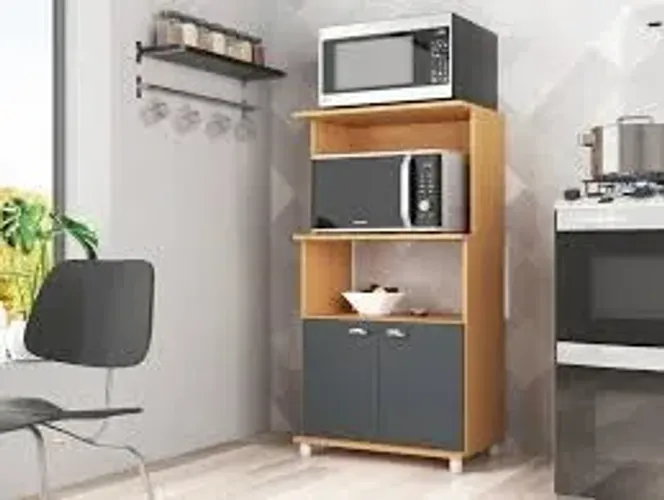 Balcão para Microondas Dallas - Entrega e Monta