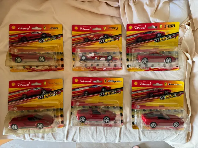 Miniaturas Coleção Shell V Power Ferrari Licenciada - coleção completa e lacrada.