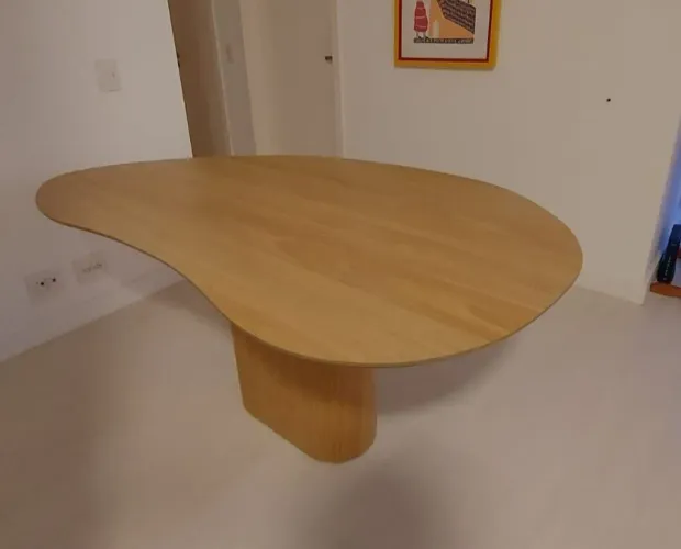 Mesa de Jantar MDF Freijó | Modelo Personalizado | Entrega em Todo o Brasil