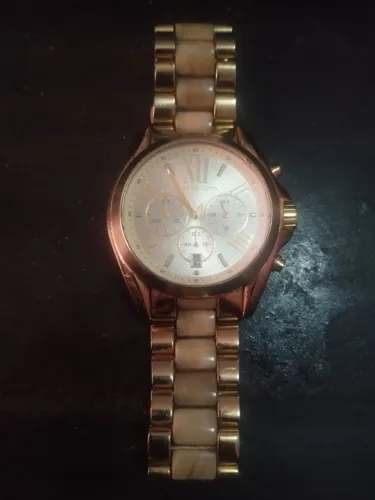 Relógio Michael Kors Bradshaw Mk-5722 Dourado Feminino Dourado (Usado)