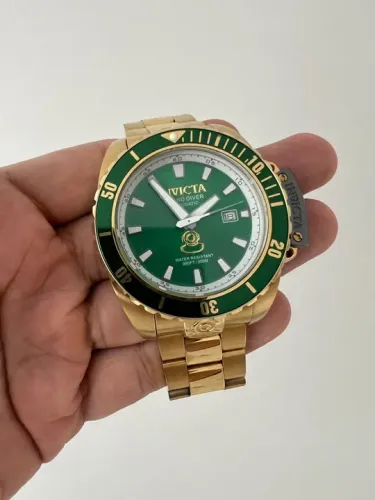 Relógio Invicta Pro Diver Automático Dourado