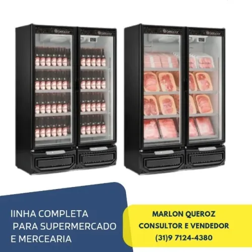 Freezer 2 Portas Gelopar 0 a -6 Graus Novo
