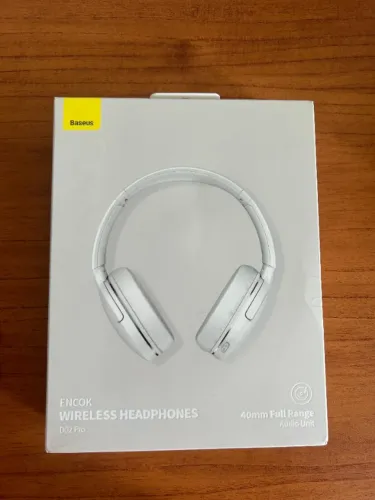 headphone Baseus D02 pro Branco e Preto lacrado