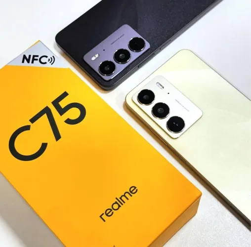 Realme C75 resistente à água, 1 ano de garantia 