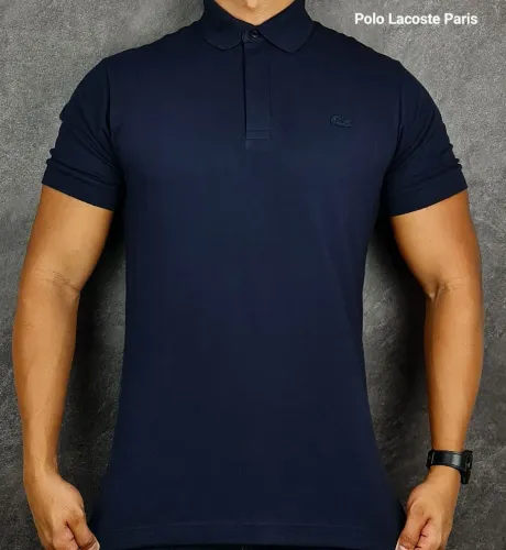 Camisa Polo Paris and moviment Azul Marinho dia dos pais
