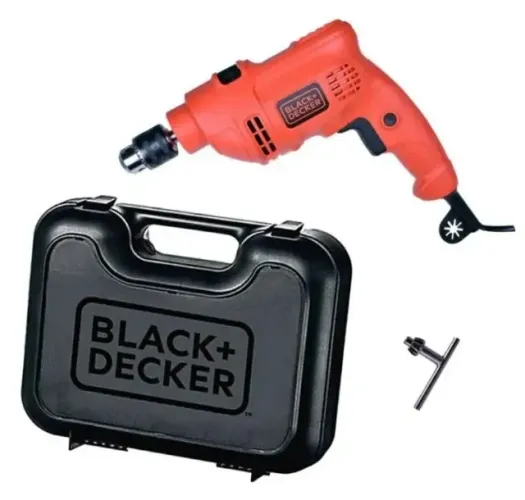 Furadeira Impacto 560W, 3/8, Com Maleta, 127v - Black Decker TM500K-BR
