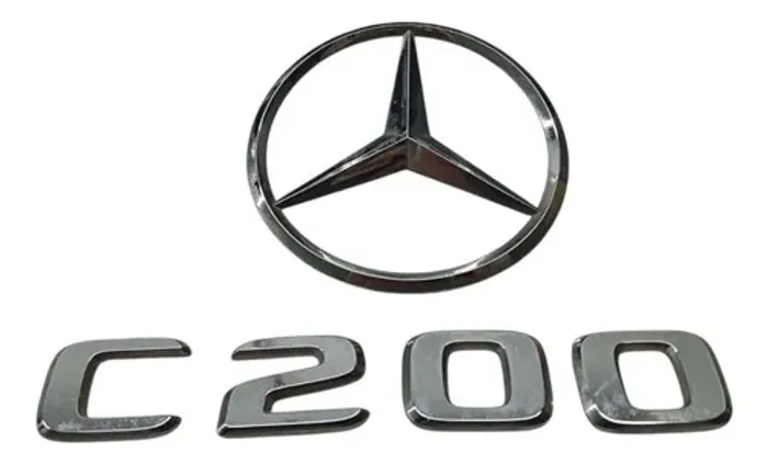 Emblema Logo Mercedes C200 Híbrido 1.5t 2019