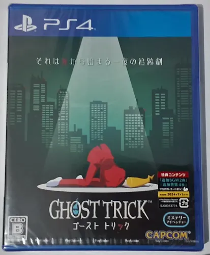 Jogo Ghost Trick Phantom Detective Japonês Original Lacrado para PS4 Playstation 4 