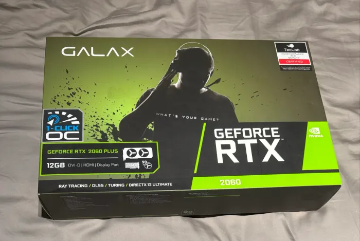 Placa de Vídeo NVIDIA GeForce RTX 2060 Plus (Aberto a negociação)