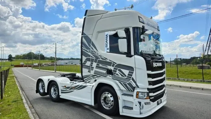 Scania R450 6x2 Highline Ano 21 Euro5 Teto Alto Automático Ar Condicionado Sem detalhes