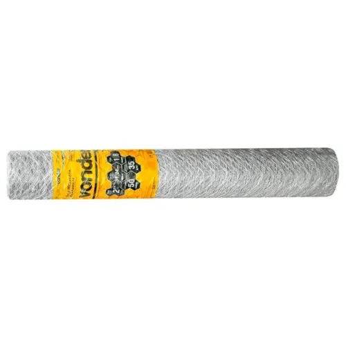 Tela metálica hexagonal, malha 2", 23 BWG x 1,8 m, com 50 m, galinheiro