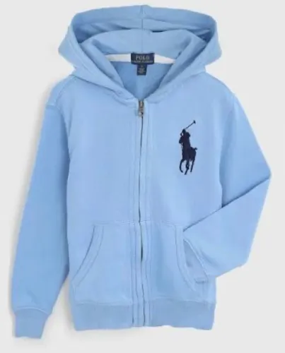 Jaqueta Polo Ralph Lauren Infantil Logo Azul