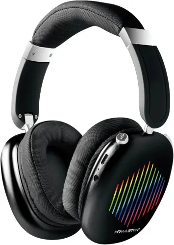 Fone de Ouvido Bluetooth Headset Sem Fio Headphone com Microfone Luzes RGB Gamer