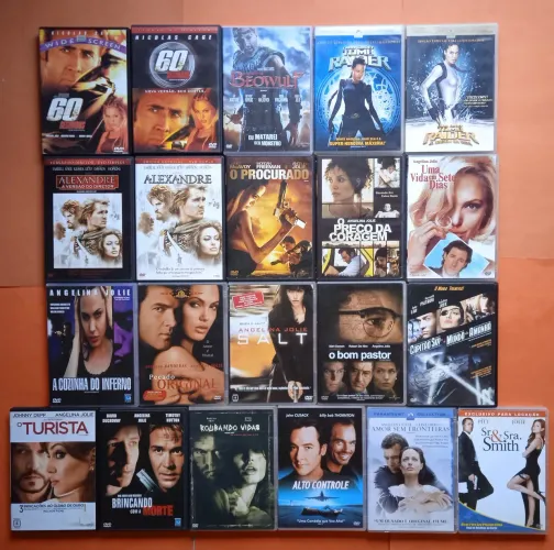 Dvd Coleção Angelina Jolie - 21 Dvds