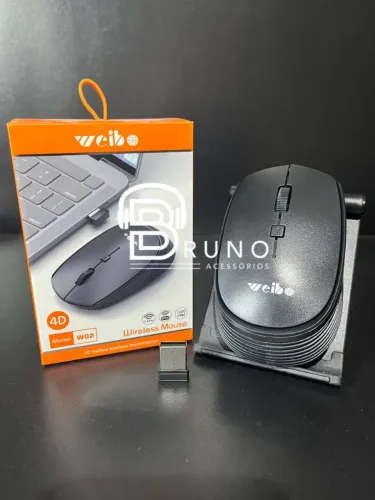 Mouse sem fio USB wireless <br>