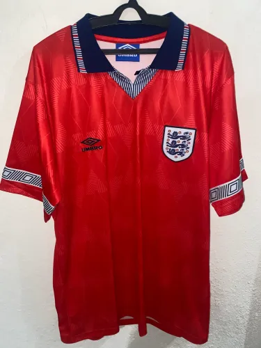 Camiseta de time retrô Inglaterra 